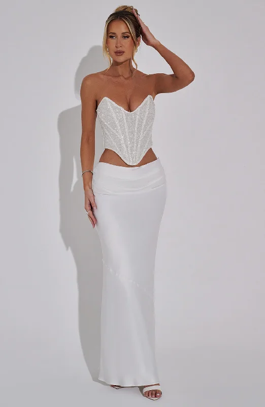 Bernadette Maxi Skirt - Ivory