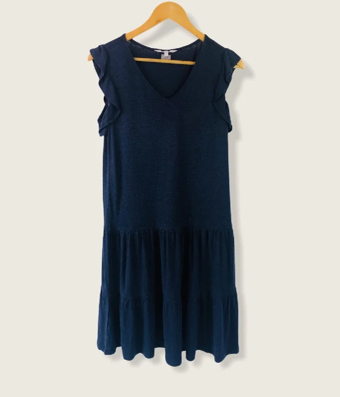 Josie Navy Jersey Dress