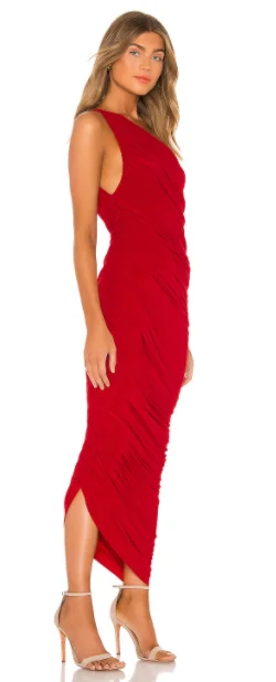 Red Diana Gown