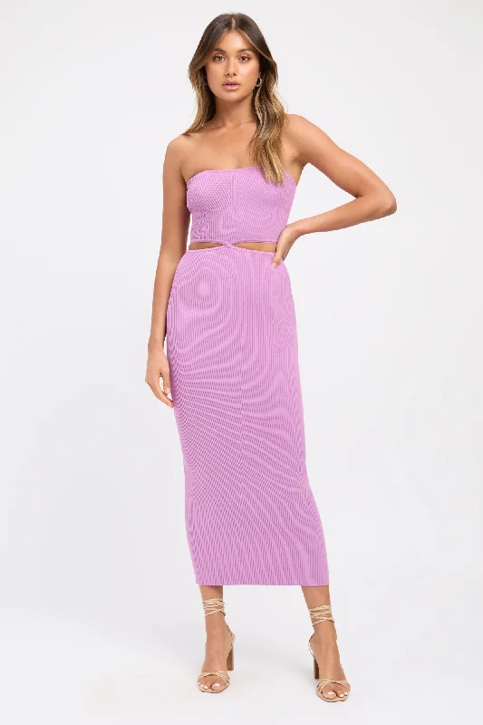 Lola Strapless Midi Dress