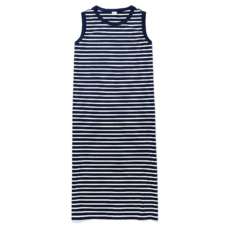 The Tank Dress - Navy/Cream