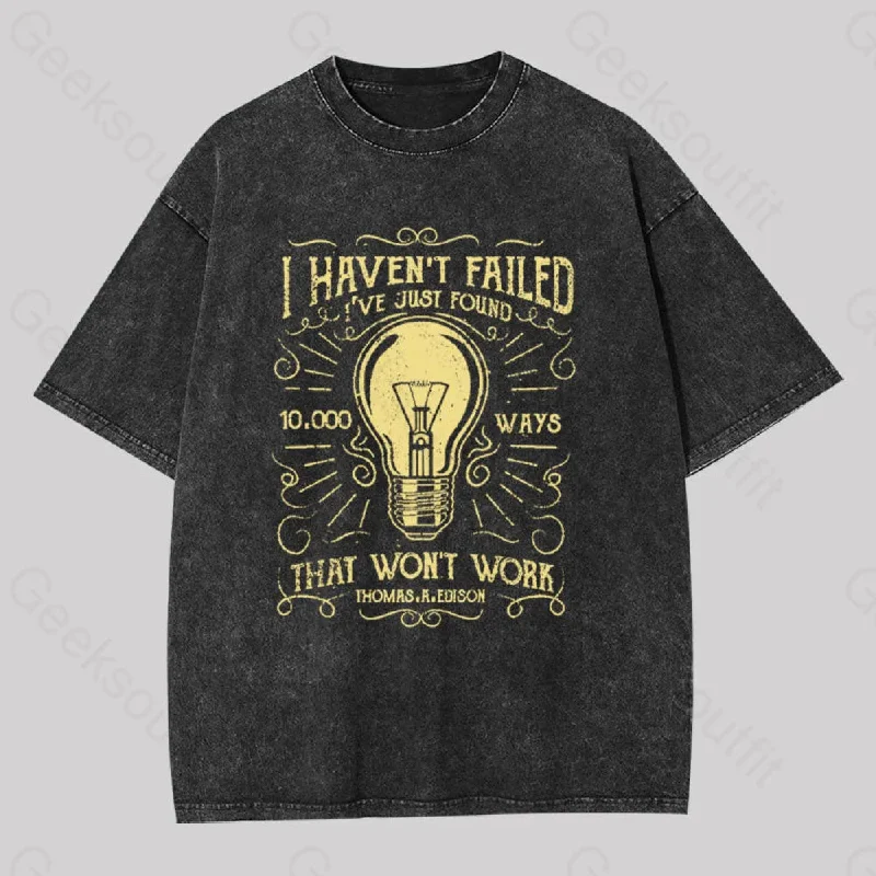 10,000 Ways Geek Washed T-shirt