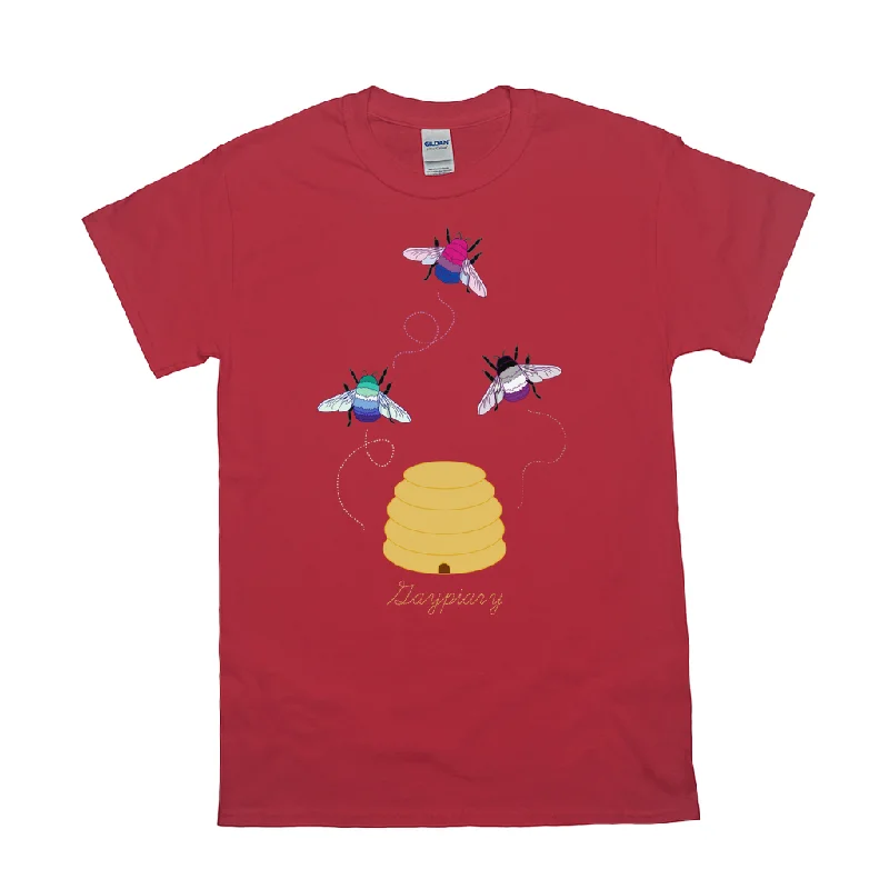 Red / Small (S) / 2000 Unisex Fine Jersey Crew Neck Tee