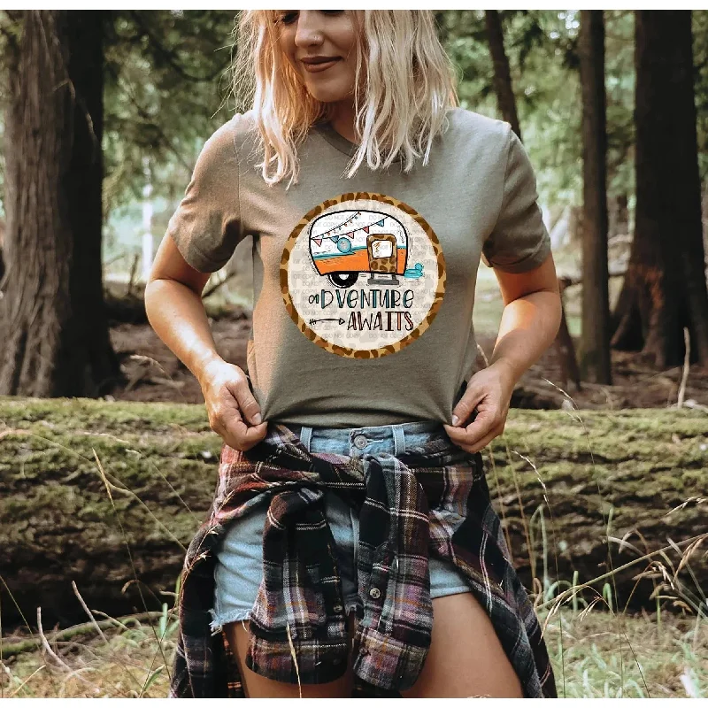 Adventure Awaits Camper GRAPHIC TEE.