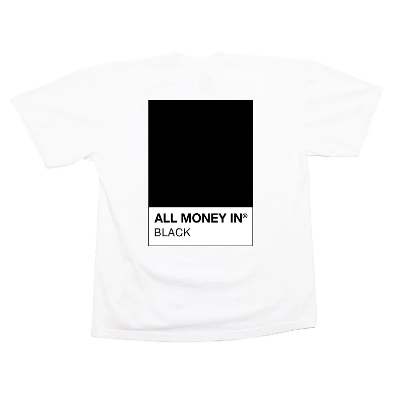 All Money In Black Pantone T-shirt - White