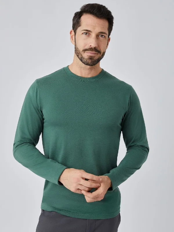 Alpine Green Long Sleeve Crew Neck