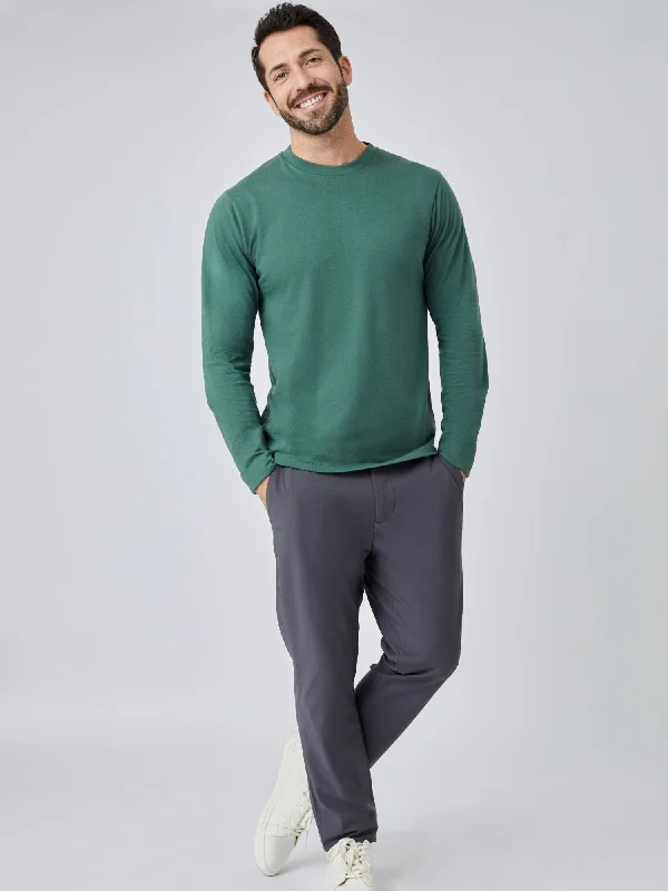 Alpine Green Long Sleeve Crew Neck