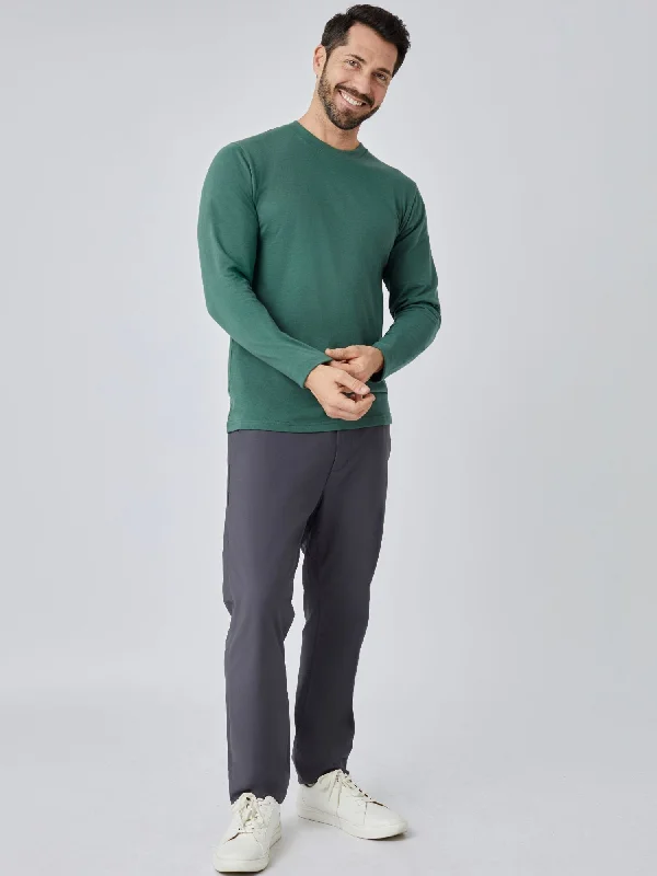 Alpine Green Long Sleeve Crew Neck