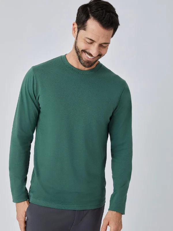 Alpine Green Long Sleeve Crew Neck