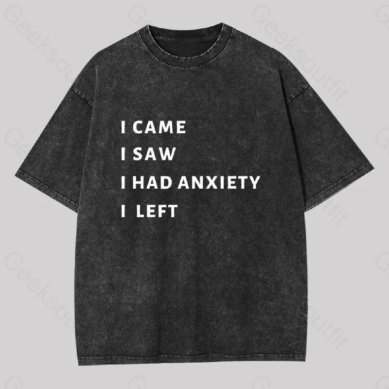 Anxiety Washed T-shirt