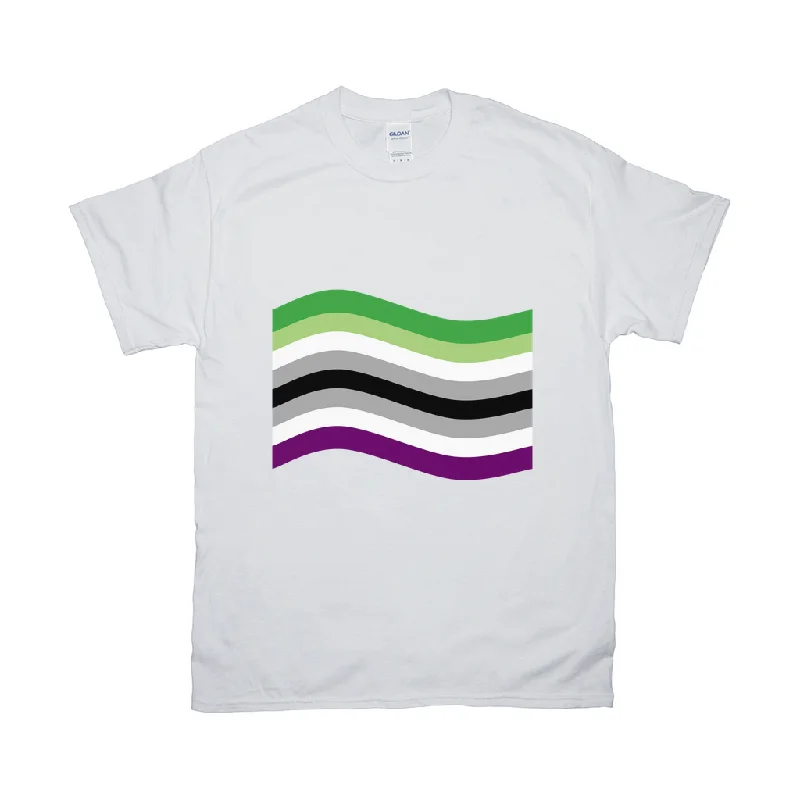 Aro Ace Pride Flag Relaxed Fit Tshirt - LIGHT | Choose Your Flag