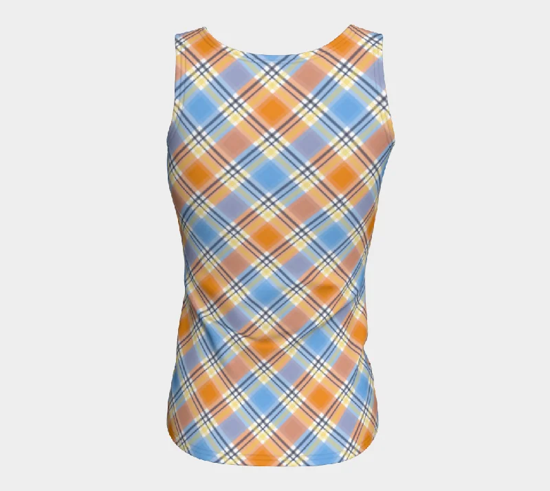 Pride Plaid/Argyle Fitted Tank | Regular Length | Choose Your Colourway