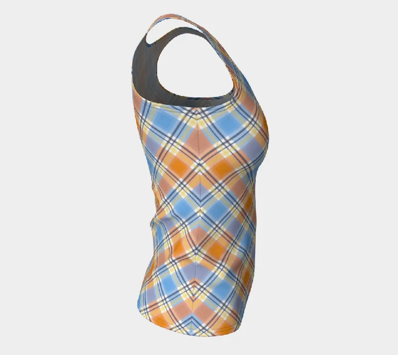 Pride Plaid/Argyle Fitted Tank | Regular Length | Choose Your Colourway