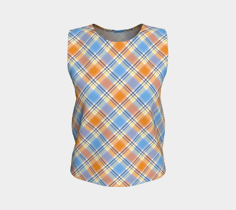 Pride Plaid/Argyle Loose Tank | Regular Length | Choose Your Colourway