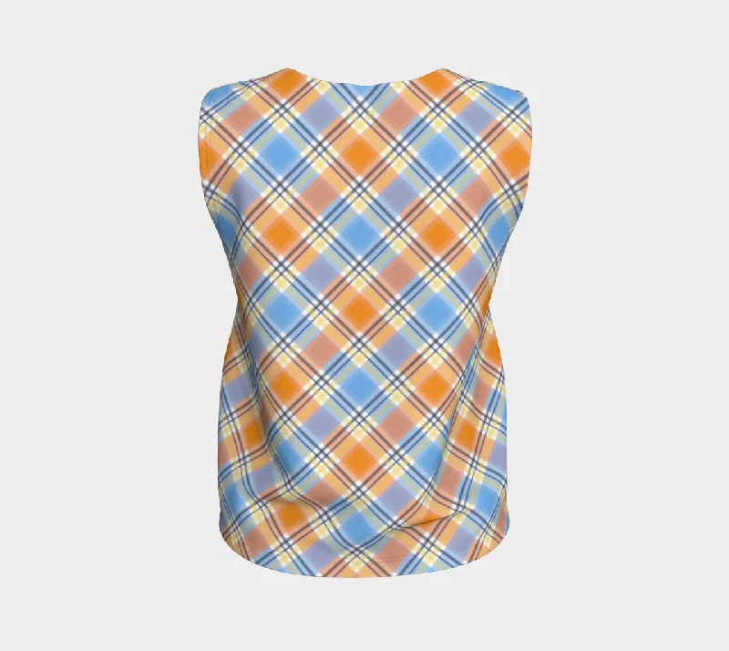 Pride Plaid/Argyle Loose Tank | Regular Length | Choose Your Colourway