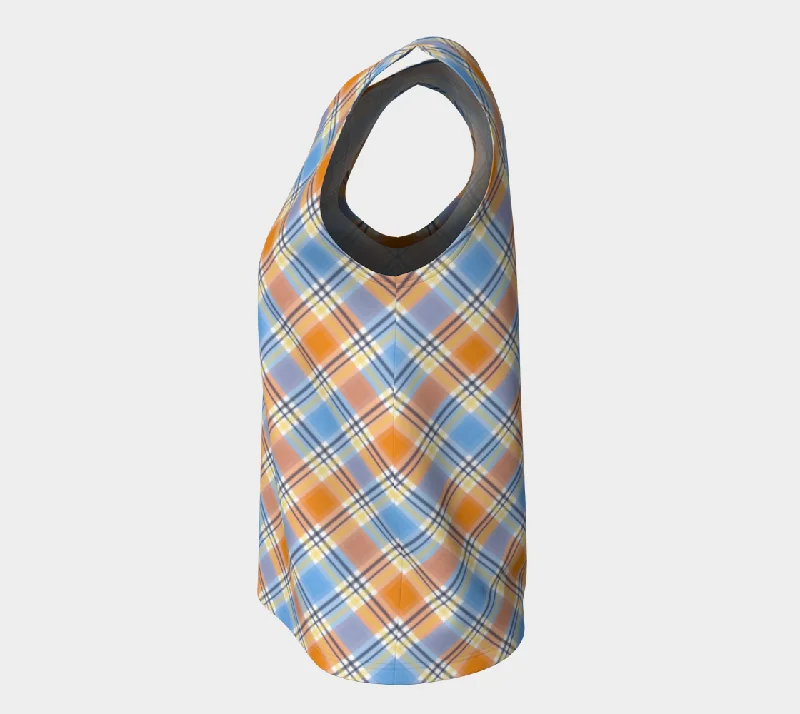 Pride Plaid/Argyle Loose Tank | Regular Length | Choose Your Colourway