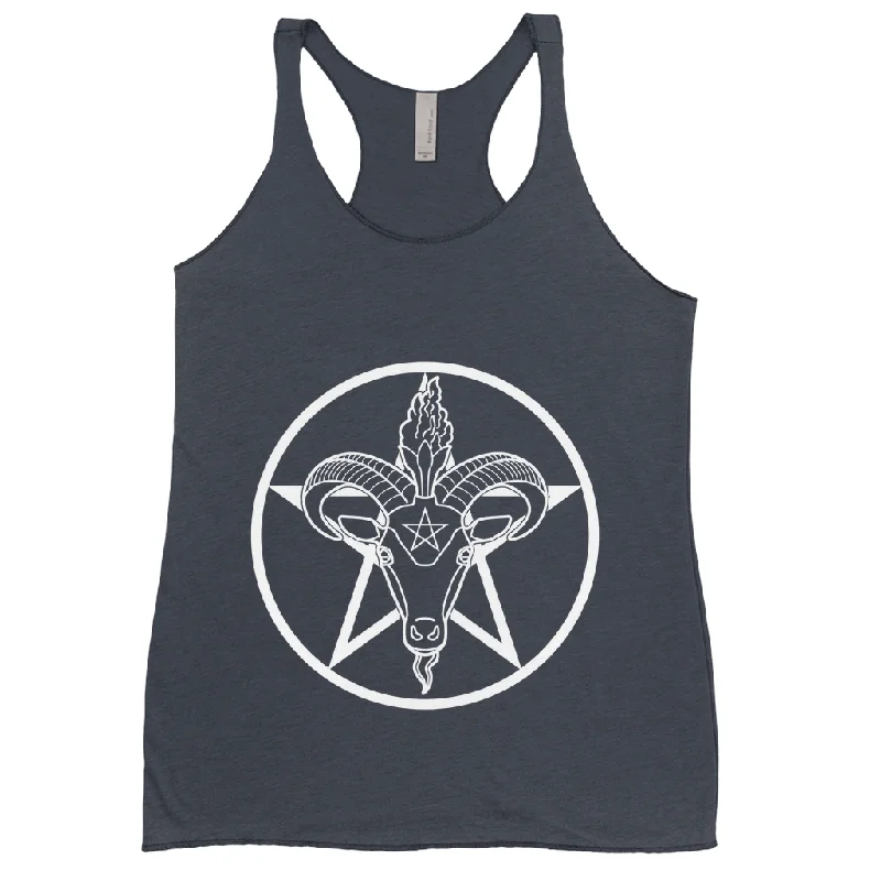 Baphomet Pentagram Racerback Tank Top | Choose Your Colourway | Next Level