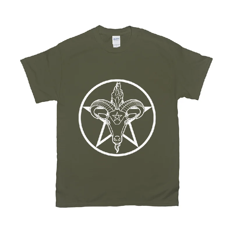 Military Green / Small (S) / 2000 Unisex Fine Jersey Crew Neck Tee