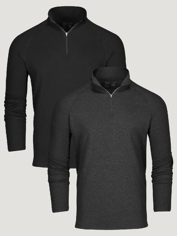 Basic Performance Quarter Zip 2-Pack