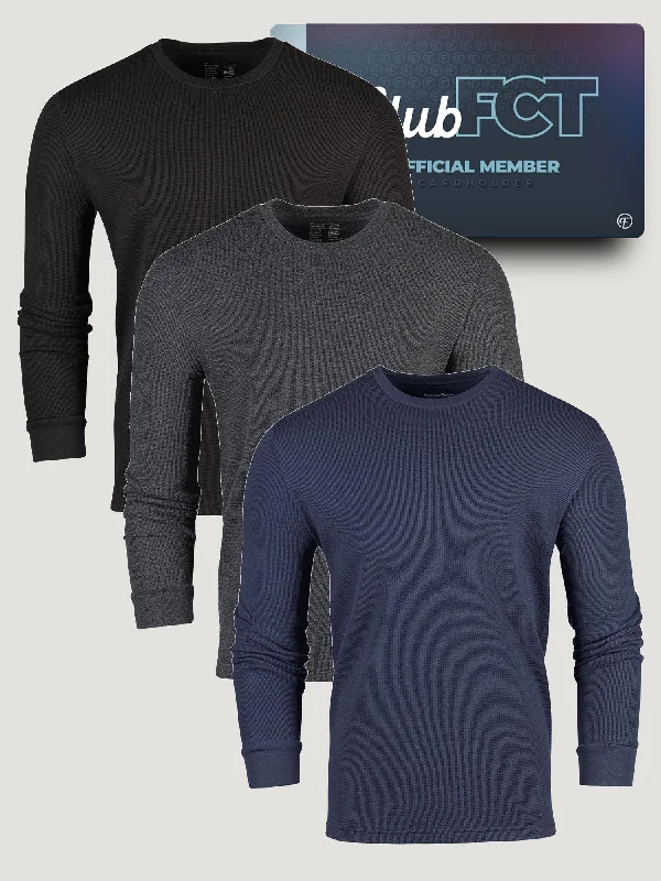 Best Sellers Thermal Long Sleeve Crew Member 3-Pack