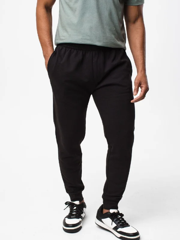 Black + Mercury Green Fleece Sweatpants Foundation 2-Pack