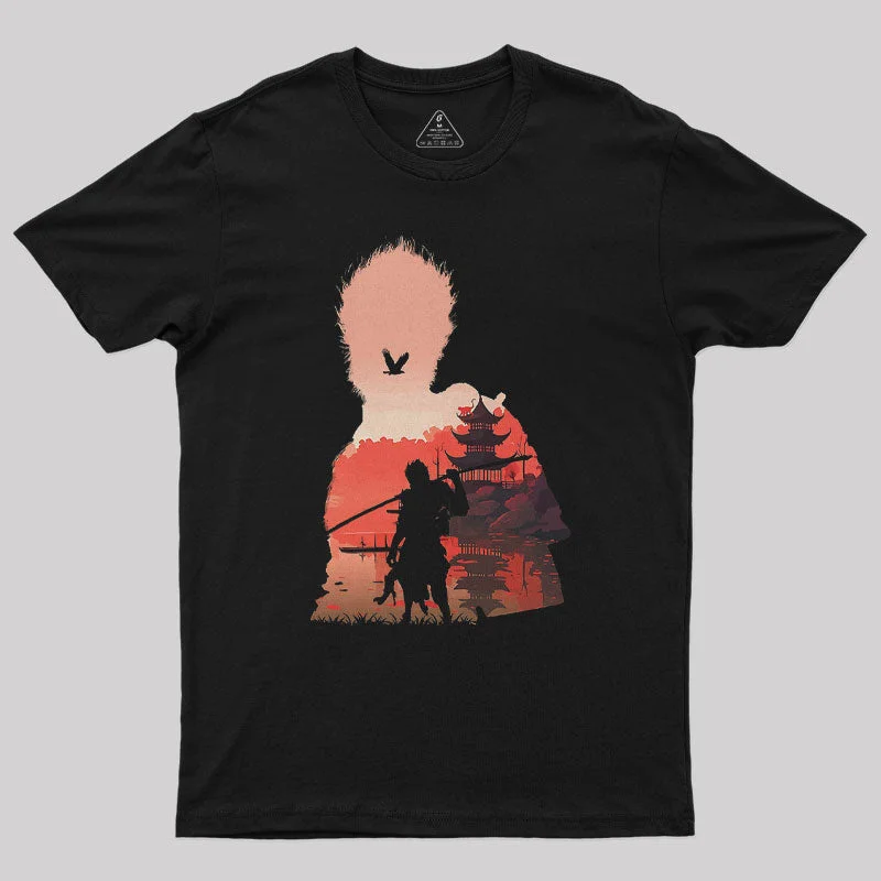 Black Myth Wukong Negative Illusion Geek T-Shirt