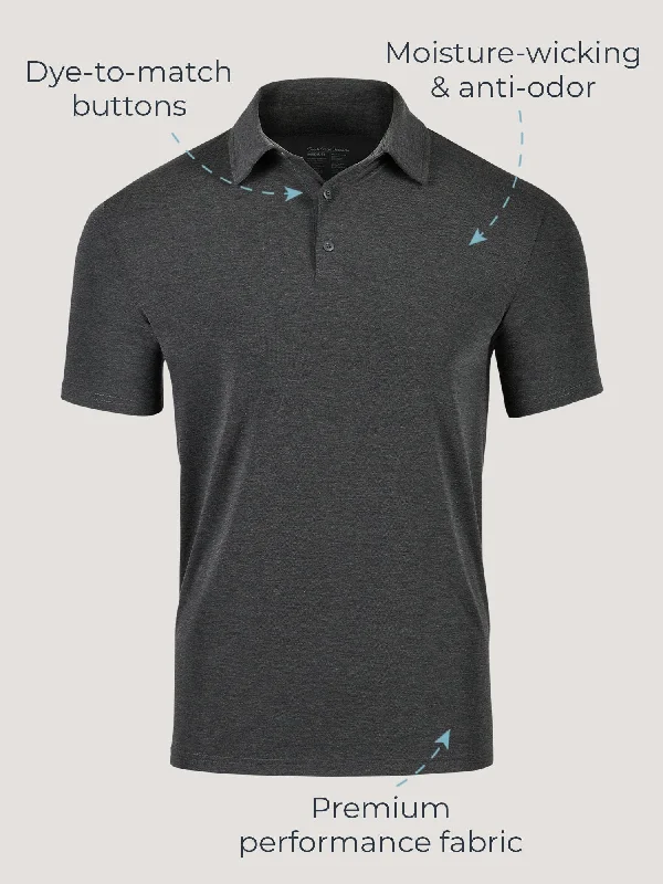 Black Performance Polo