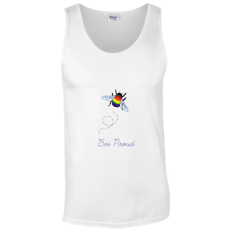 Bumblebee Pride Pun Unisex Tank Top | Choose Your Colourway and Pun | Gildan