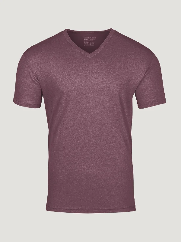 Burgundy V-Neck