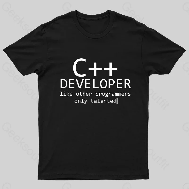 C Developer For Programmers Nerd T-Shirt