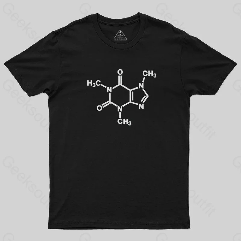 Caffeine Molecule Arm T-Shirt