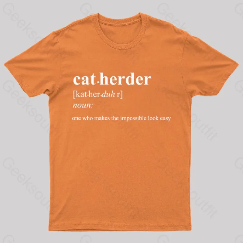 Cat Herder Geek T-Shirt