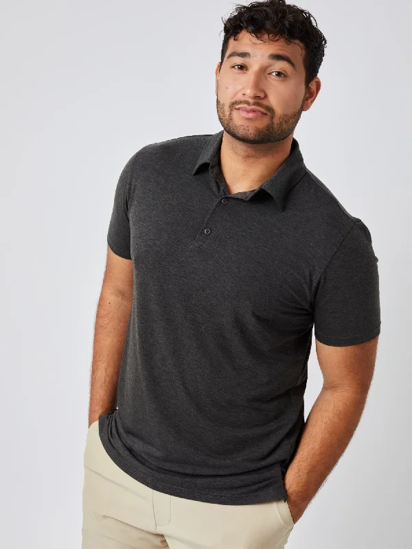 Charcoal Performance Polo