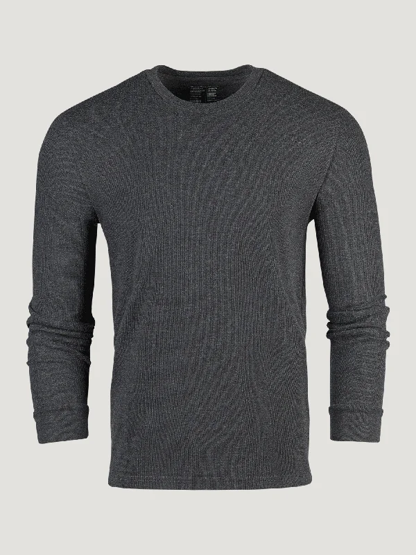 Charcoal Thermal Long Sleeve Crew