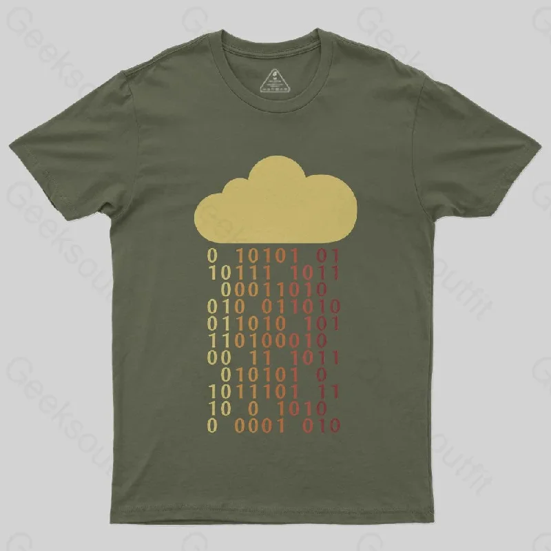 Cloud Bit Sysadmin Coding Retro T-Shirt