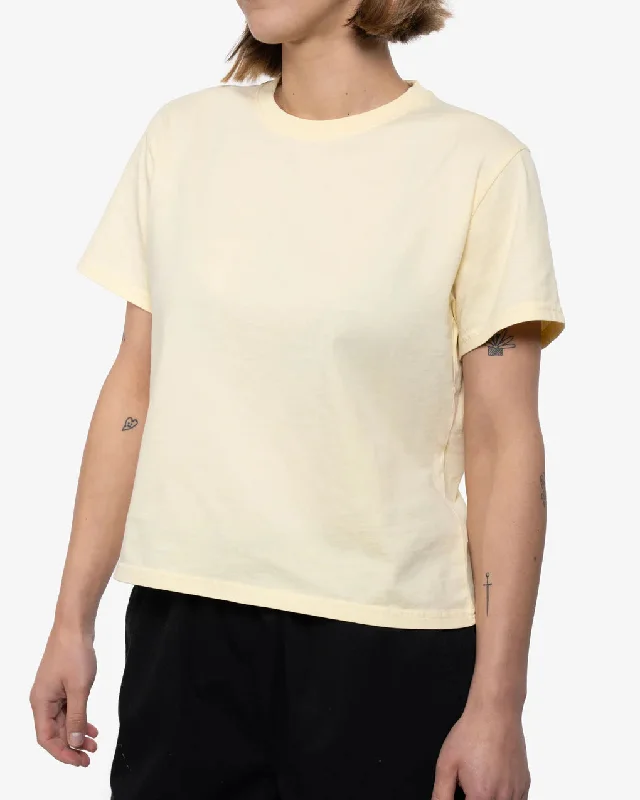 COLORFUL STANDARD - T SHIRT BOXY COURT - BLANC IVOIRE