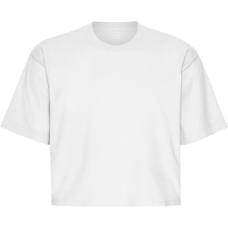 COLORFUL STANDARD - T SHIRT BOXY COURT - BLANC OPTIQUE