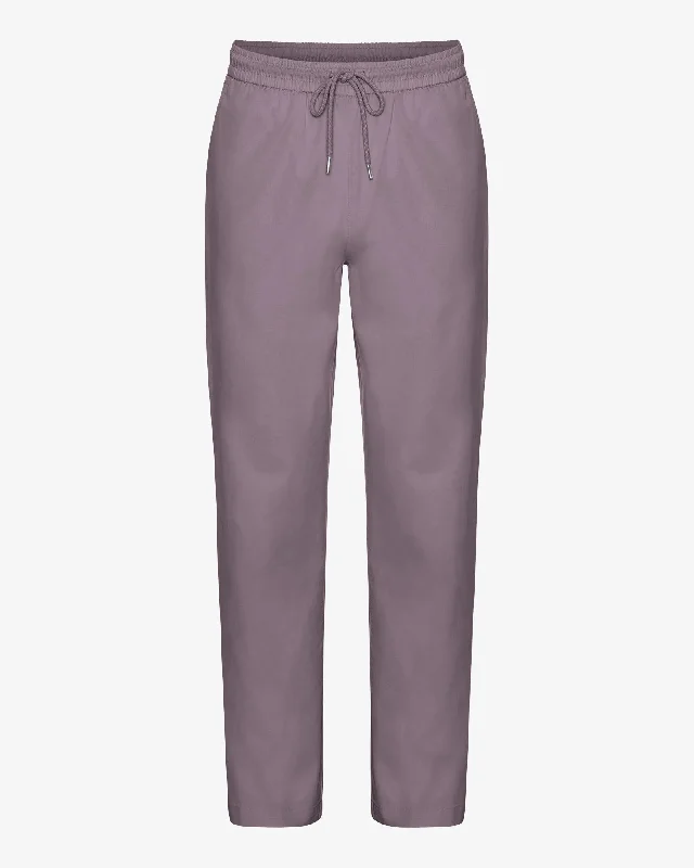 COLORFUL STANDARD - PANTALON TWILL - PURPLE HAZE