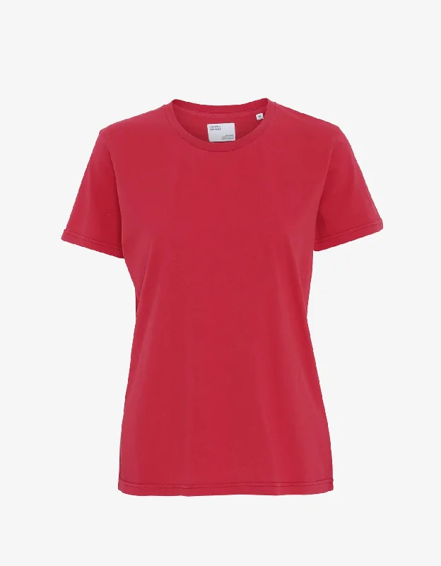 COLORFUL STANDARD - T-SHIRT - ROUGE SCARLET