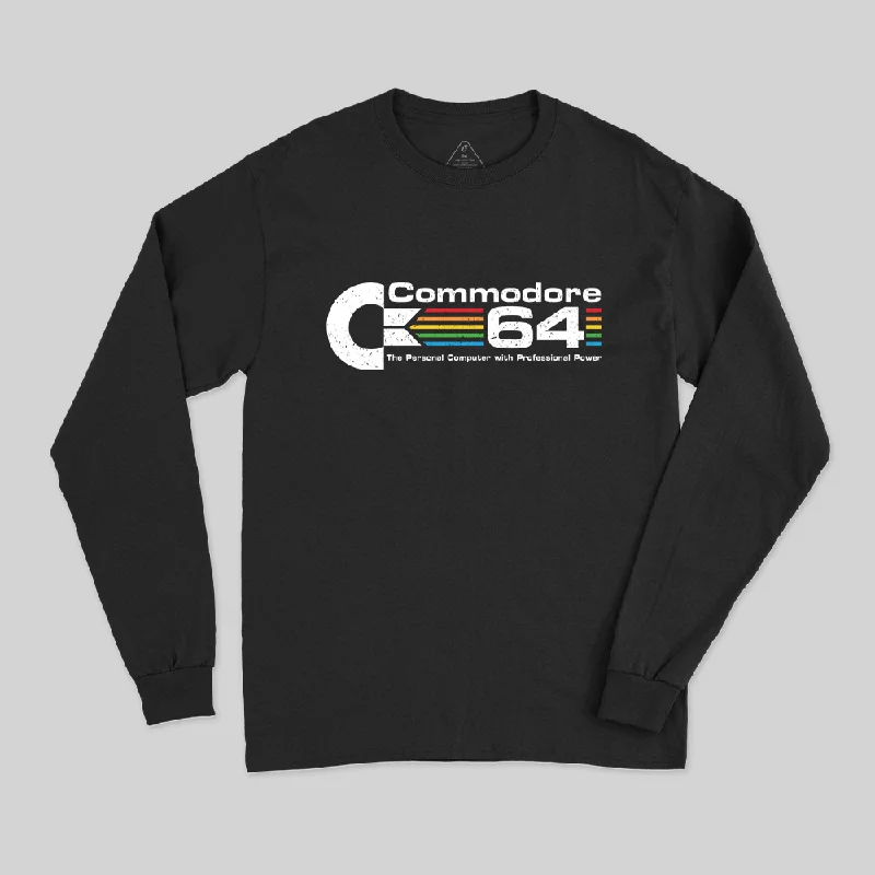 Commodore 64 Nerd Long Sleeve T-Shirt