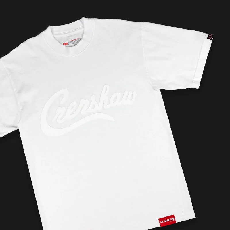 Limited Edition Crenshaw T-Shirt - White/White