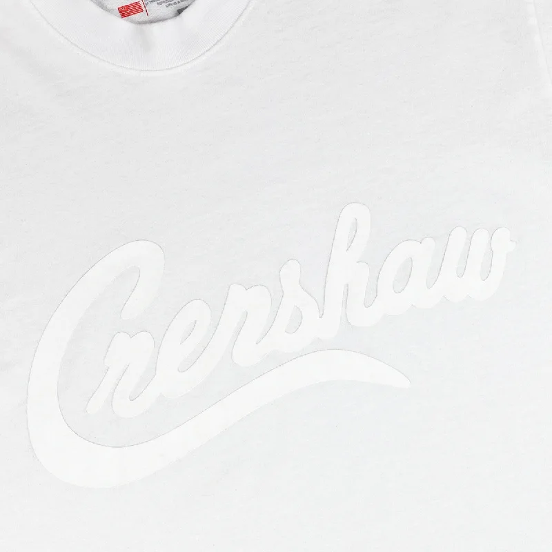 Limited Edition Crenshaw T-Shirt - White/White