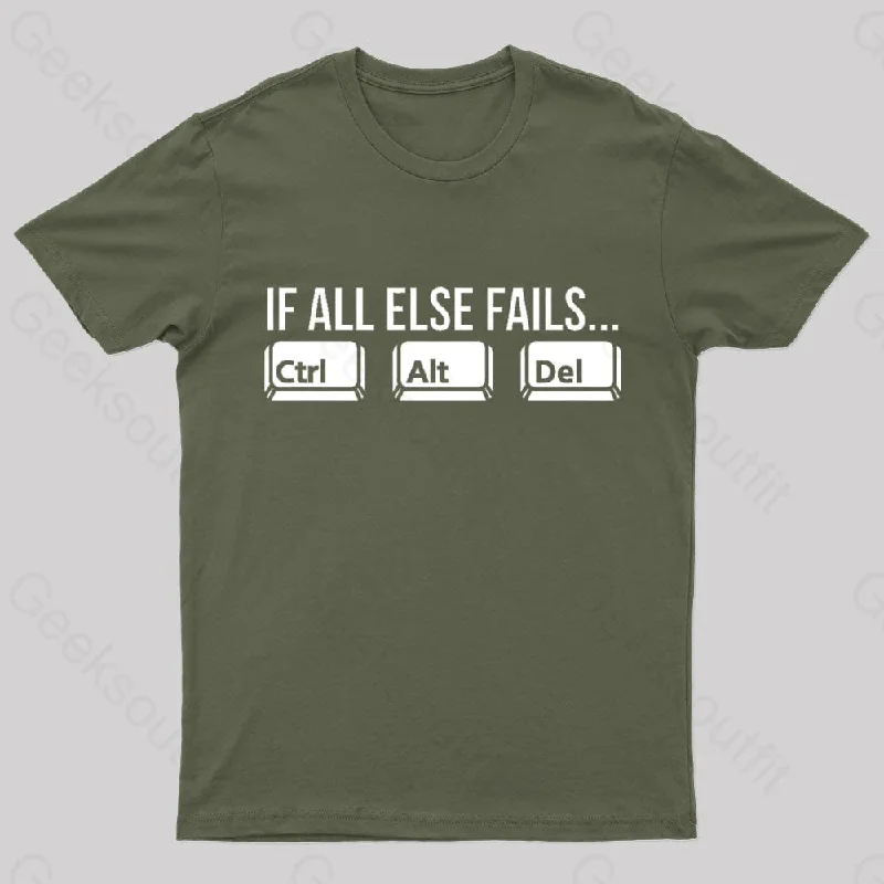 Ctrl Alt Del Nerd T-Shirt