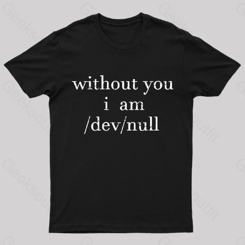 Devnull Unix Linux Joke Funny Geeks T-Shirt