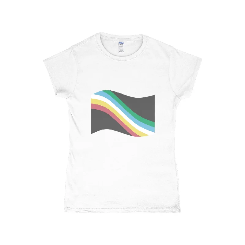 Disability and Neurodiversity Pride Flag Fitted Tshirt | Choose Your Flag | Gildan