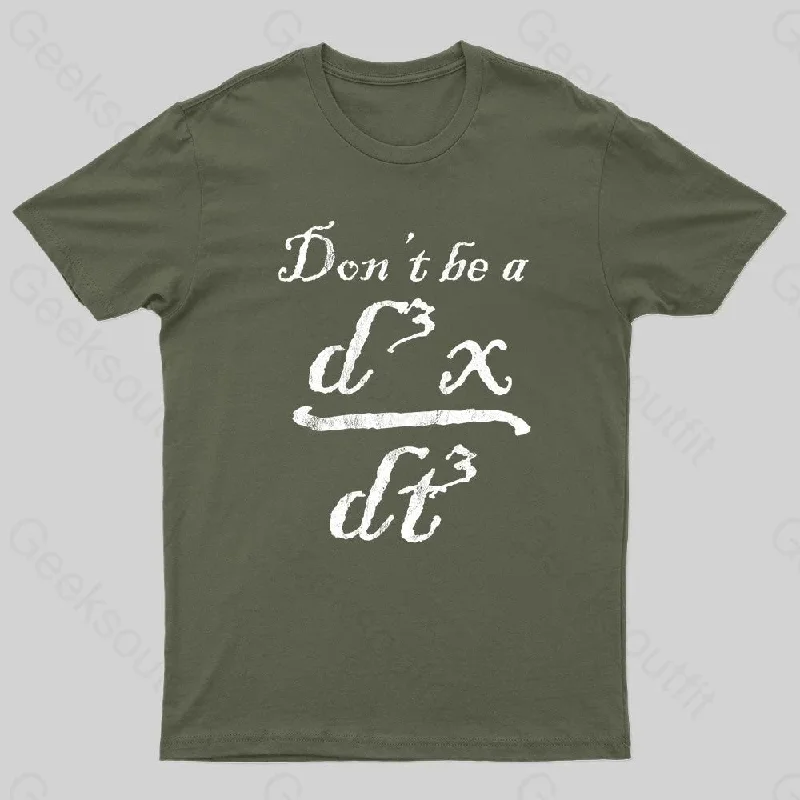 Don't Be A Jerk Nerd T-Shirt