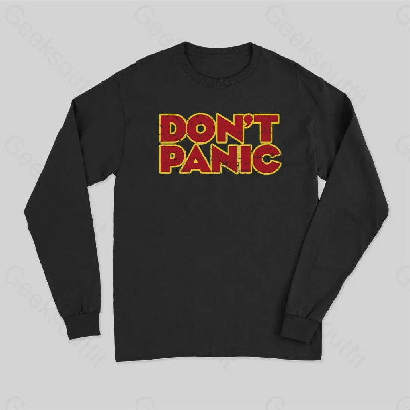 Don't Panic Long Sleeve T-Shirt