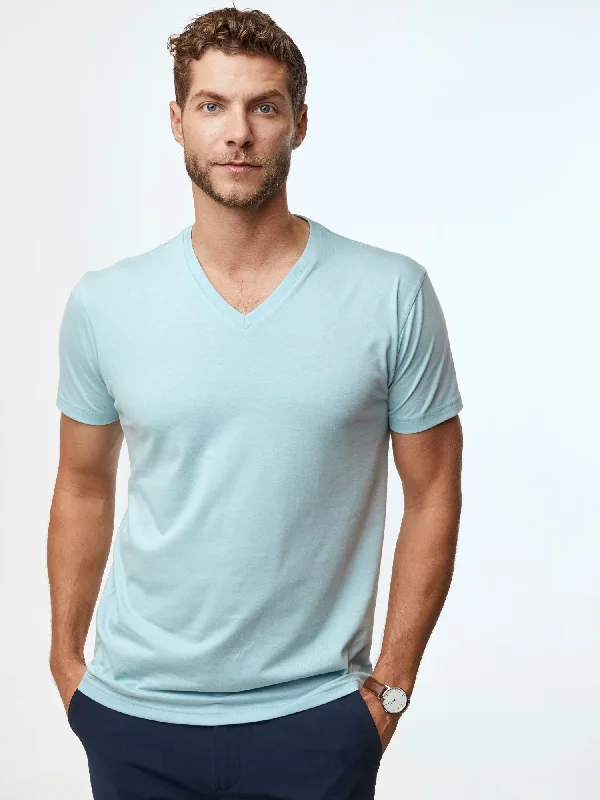 Dusk Blue V-Neck