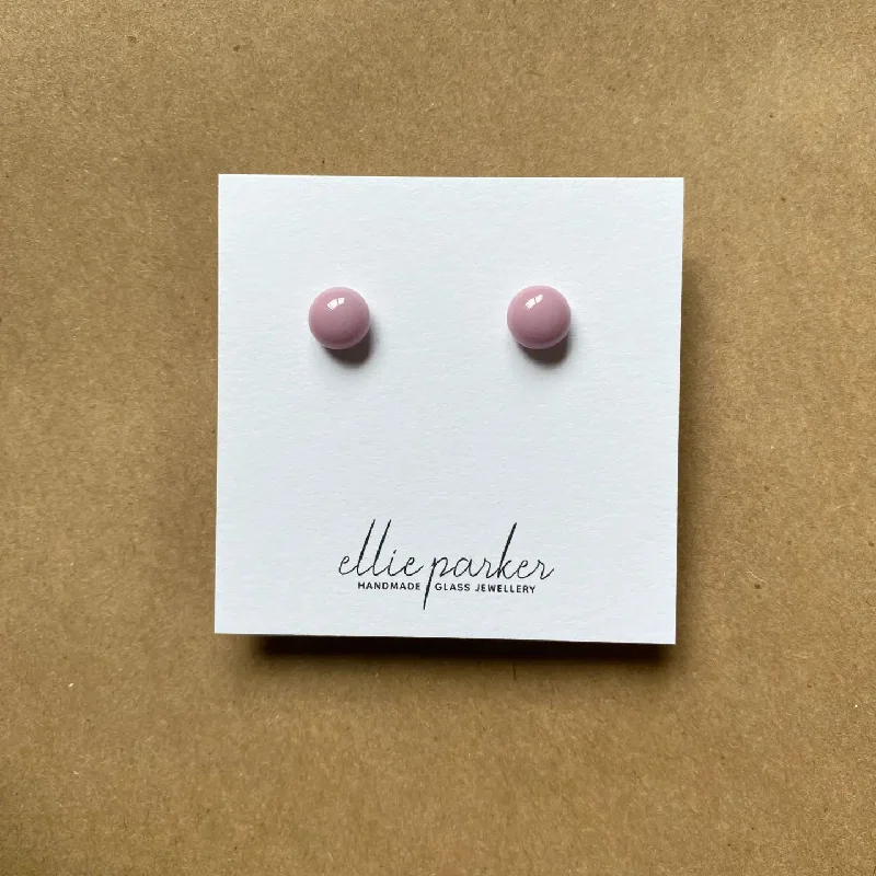 ELLIE PARKER CERAMICS - BOUCLES D'OREILLE DÔME EN VERRE FONDU