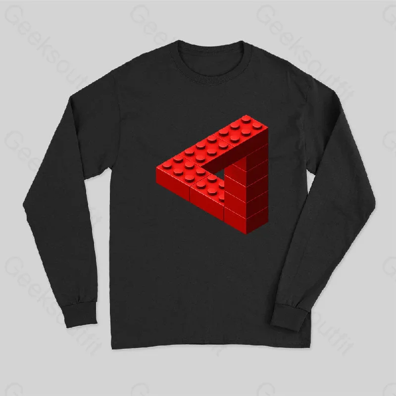 Escher Toy Bricks Long Sleeve T-Shirt